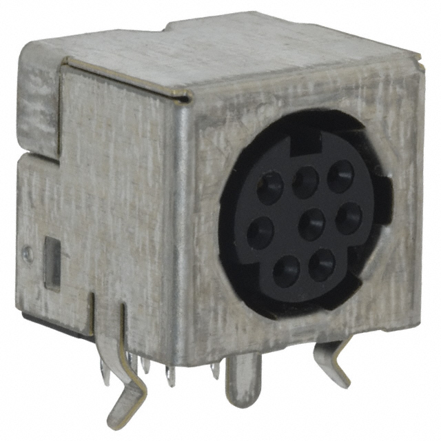 CONN RCPT FMALE MINI DIN 8P SLDR