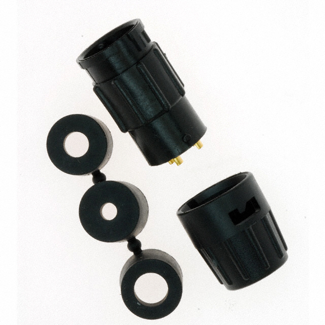 CONN RCPT MALE 4POS GOLD SLDR