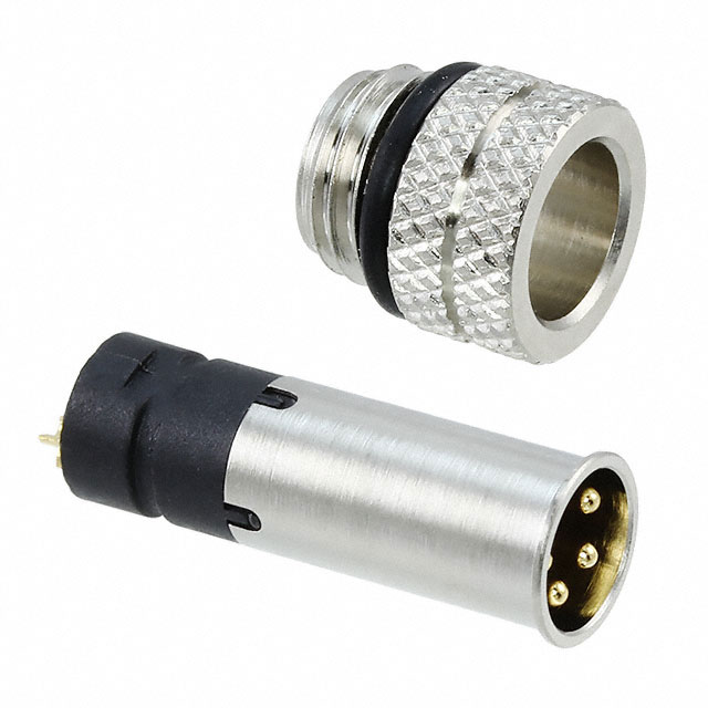 CONN RCPT MALE 4POS SOLDER CUP