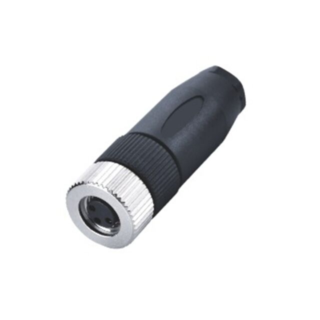 CONN RCPT FMALE 3POS GOLD SCREW