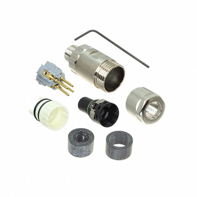 CONN PLUG MALE 4POS GOLD SCREW
