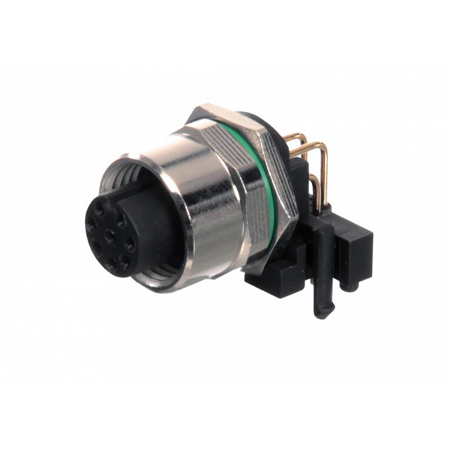 CONN RCPT FMALE 12POS GOLD SOLDE