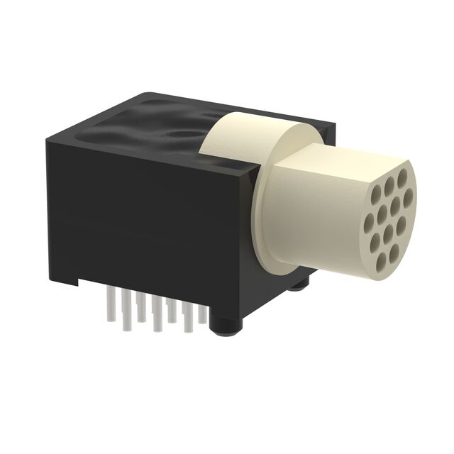 CONN MALE R/A PCB 12POS