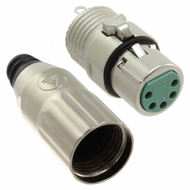 CONN PLUG FMALE XLR 5POS SOLDER