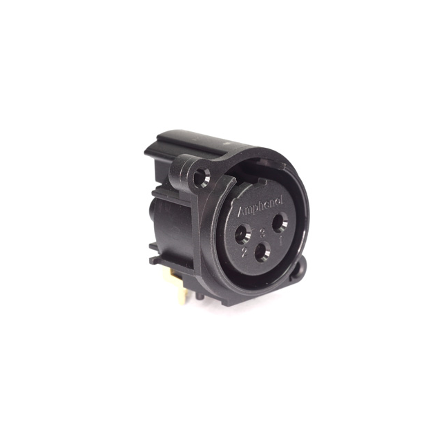 CONN PLUG FMALE XLR 3P GOLD SLDR