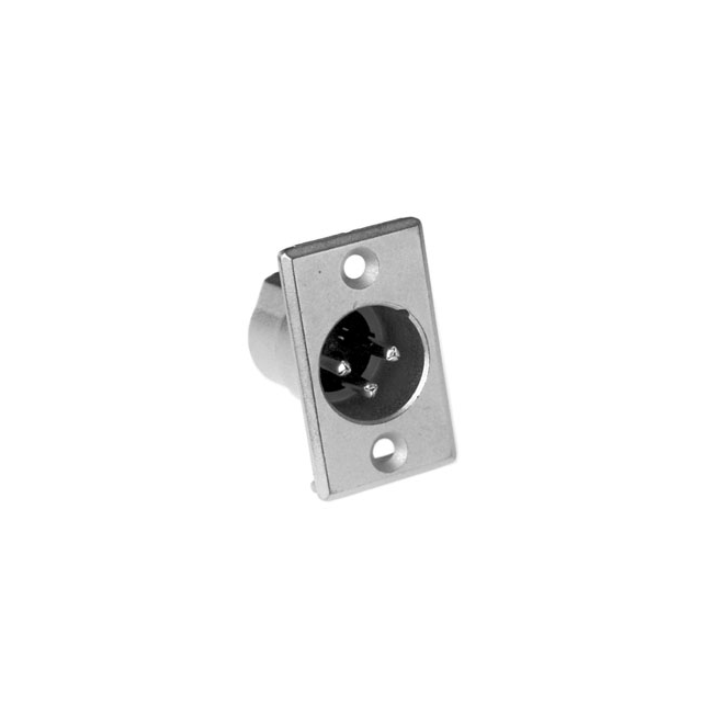 CONN RCPT MALE XLR 3P SOLDER CUP