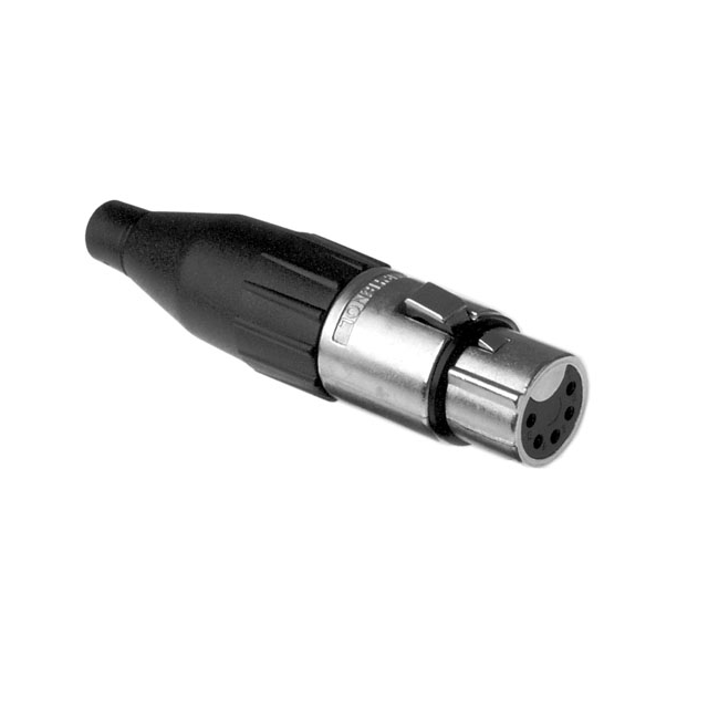CONN PLUG FMALE XLR 5POS SOLDER