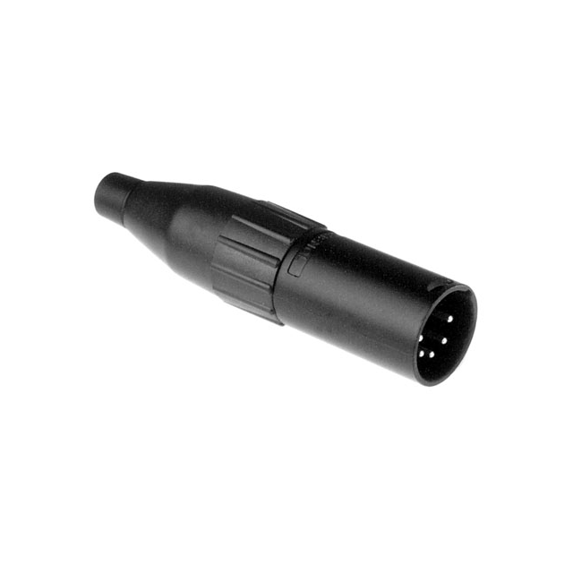 CONN RCPT MALE XLR 5P SOLDER CUP
