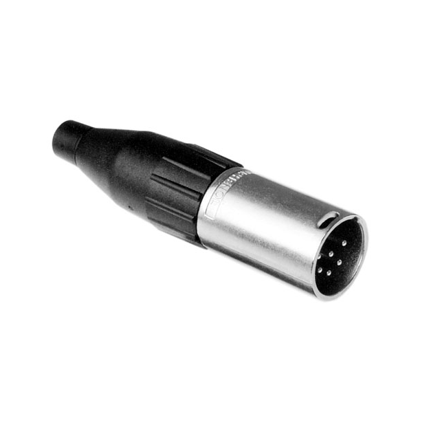 CONN RCPT MALE XLR 6P SOLDER CUP