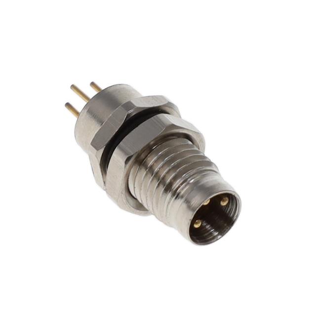 BULKHEAD CONN. M8 FRONT MT. 3-PO