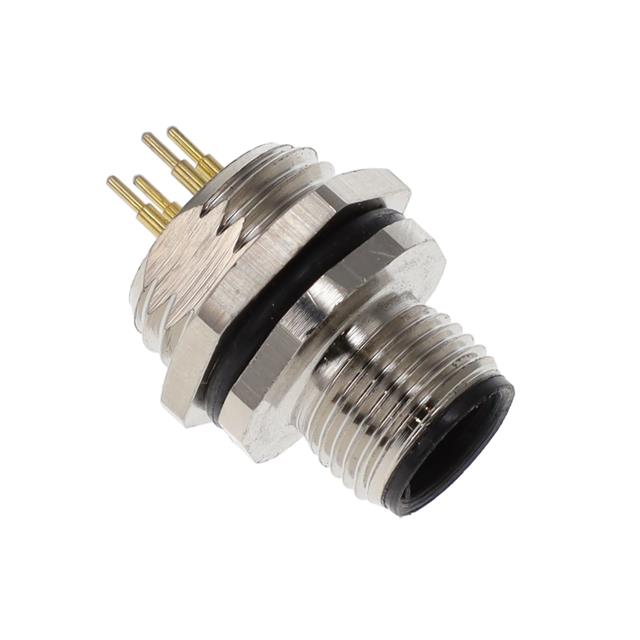 BULKHEAD CONN. M12 FRONT MT. 4-P