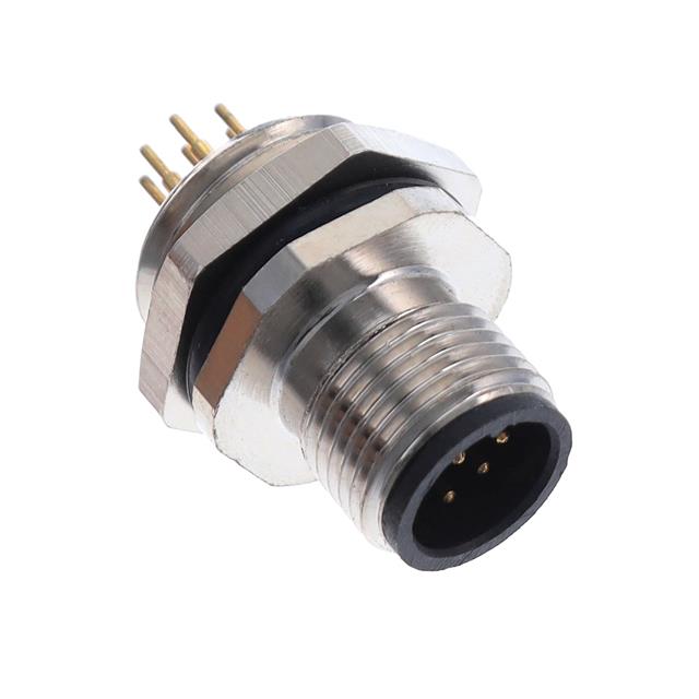 BULKHEAD CONN. M12 FRONT MT. 8-P