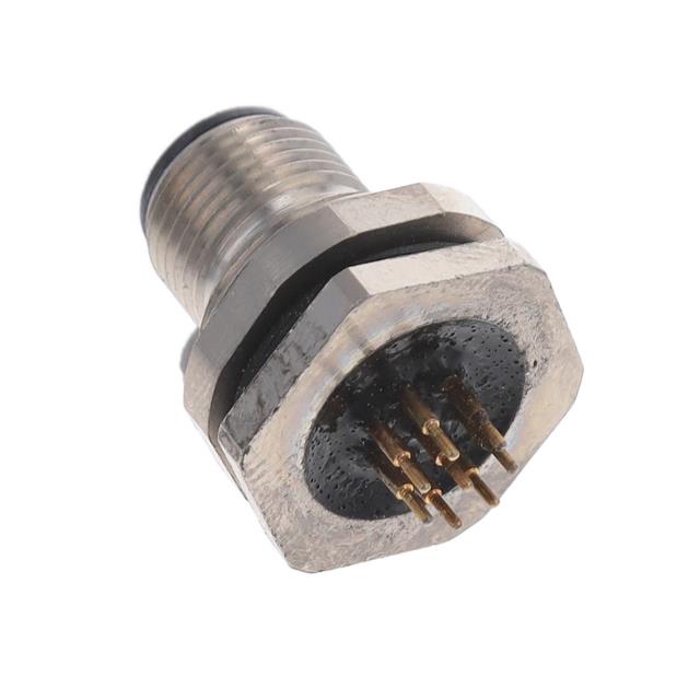 BULKHEAD CONN. M12 REAR MT. 8-PO