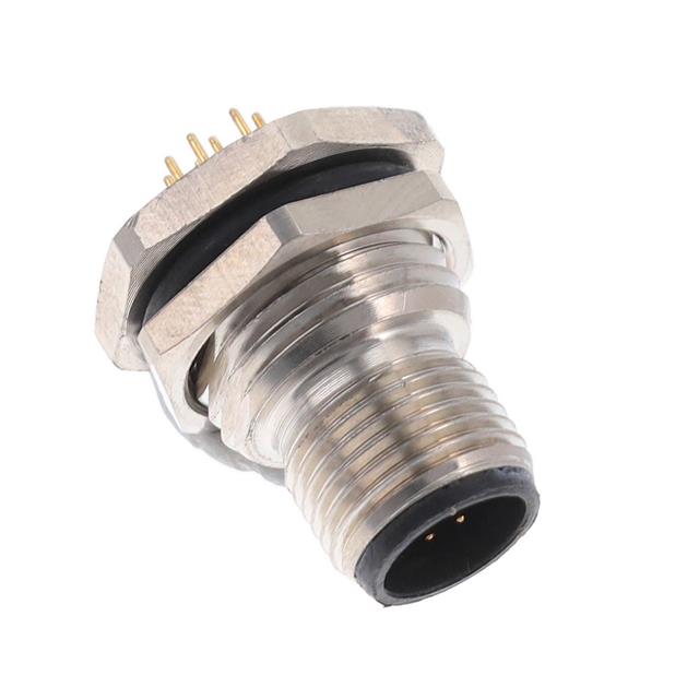BULKHEAD CONN. M12 REAR MT. 12-P