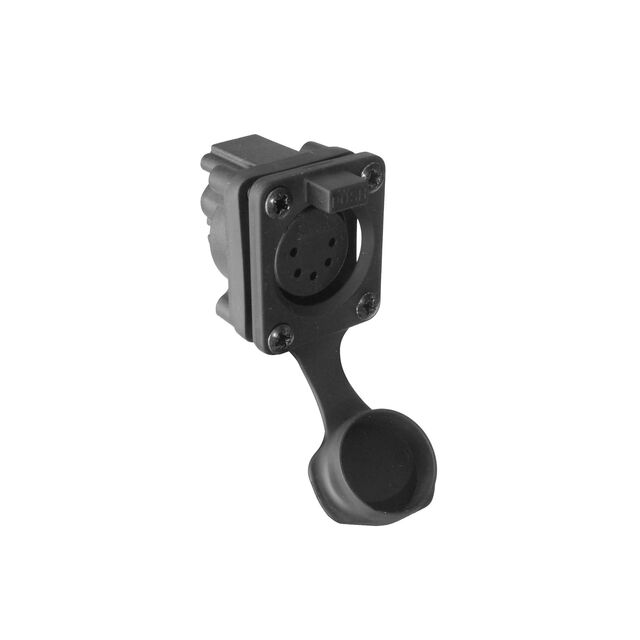 5 POLE FEMALE RECEPTACLE CHASSIS