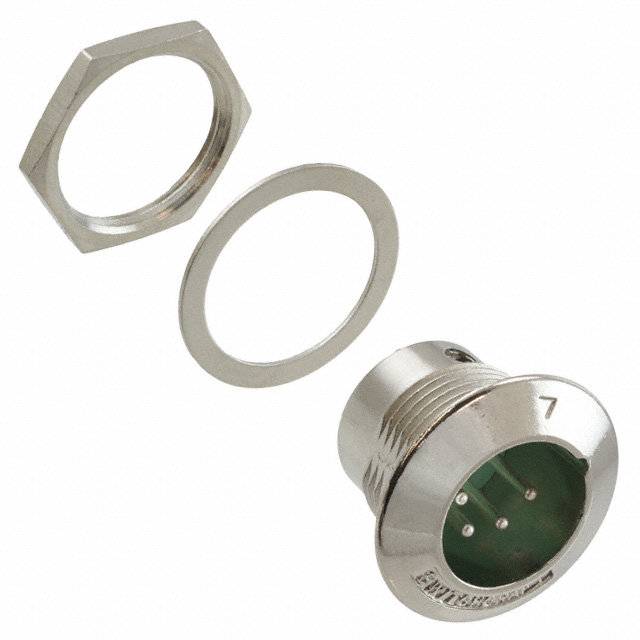CONN RCPT MALE XLR 4P SOLDER CUP