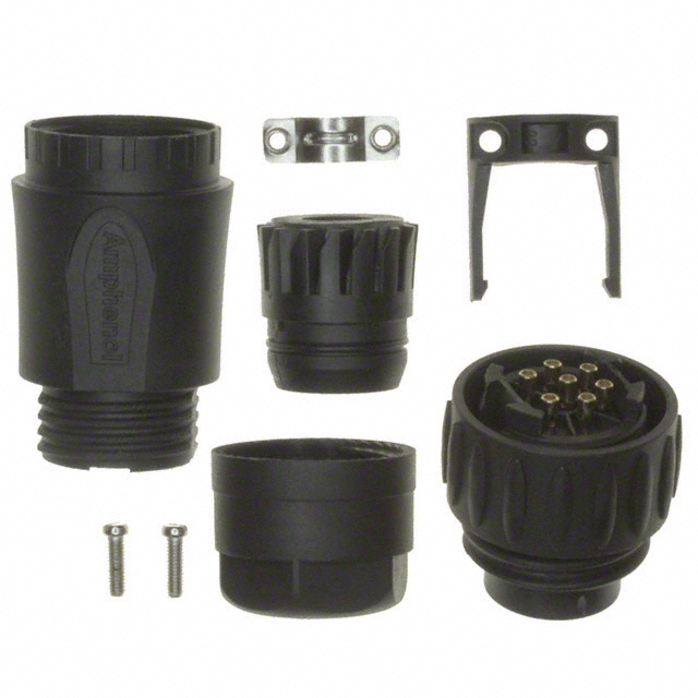 CONN PLUG MALE 7POS GOLD SOLDER