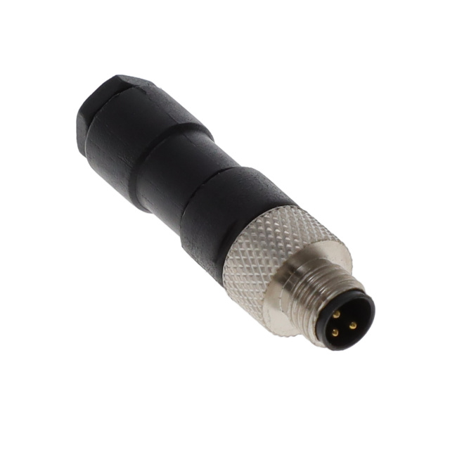 FIELD-WIRED CONN. M8 MALE STR 3-