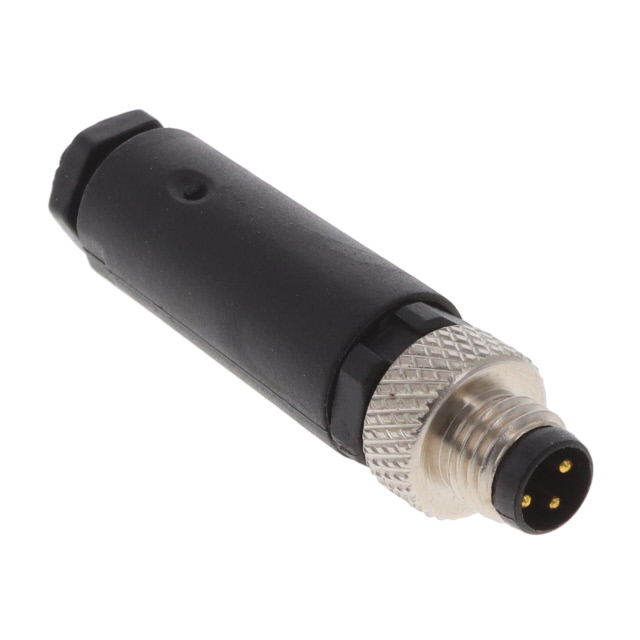 FIELD-WIRED CONN. M8 MALE STR 3-