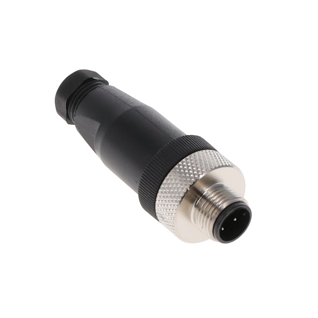 FIELD-WIRED CONN. M12 MALE STR 4