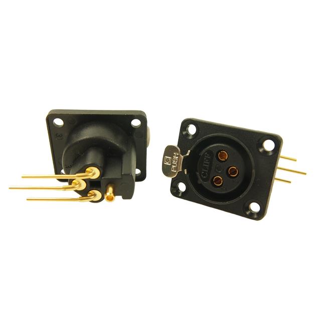 FEMALE AIRTIGHT XLR CONNECTOR 90
