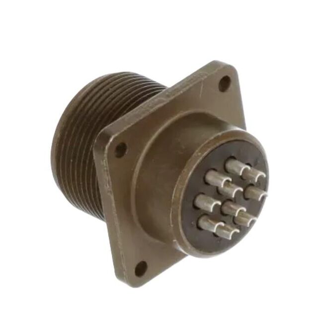 CONN PLUG MALE 10POS GOLD CRIMP