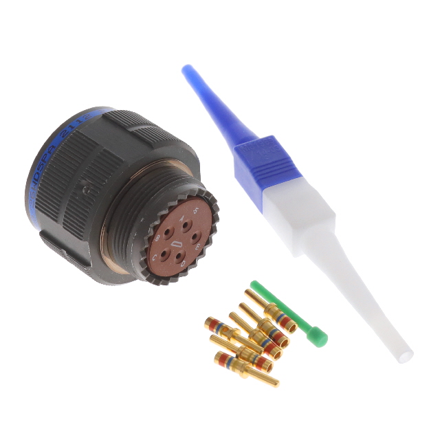 CONN PLUG MALE 5POS GOLD CRIMP