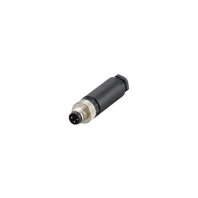 M8 WIREABLE MALE CONNECTOR, 3-PI