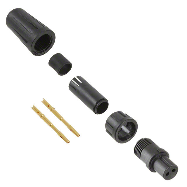 CONN PLUG FMALE 2POS GOLD CRIMP