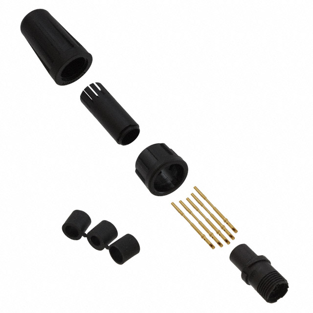 CONN PLUG FMALE 5POS GOLD CRIMP