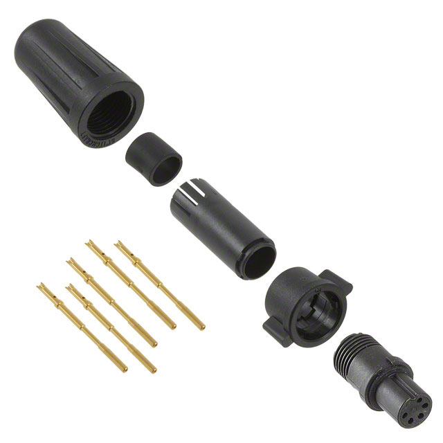 CONN PLUG FMALE 5POS GOLD CRIMP
