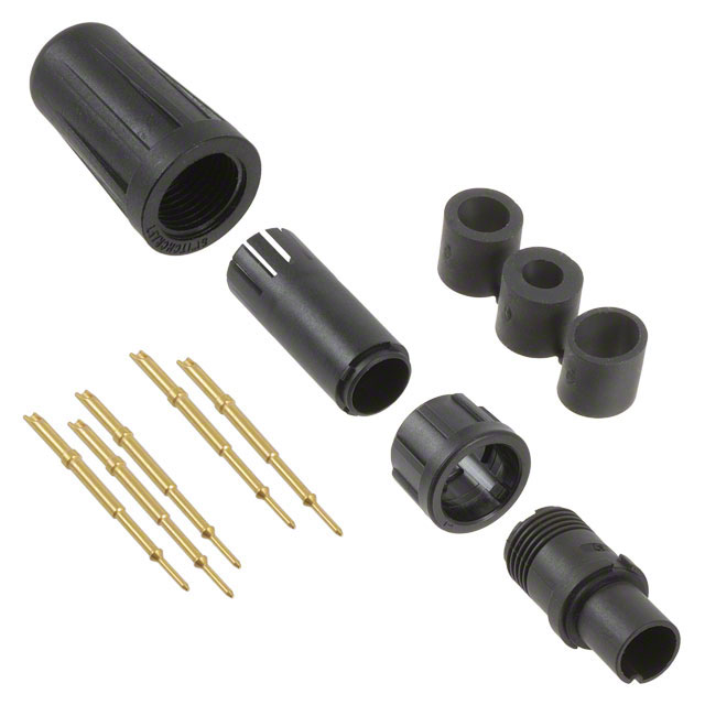 CONN PLUG MALE 5POS GOLD CRIMP