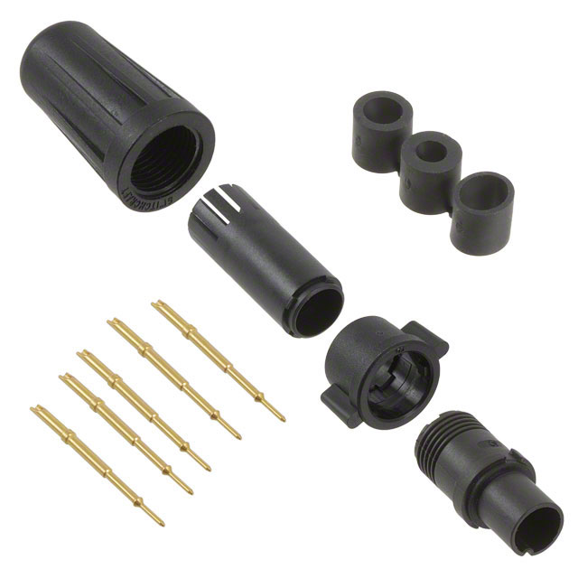 CONN PLUG MALE 5POS GOLD CRIMP