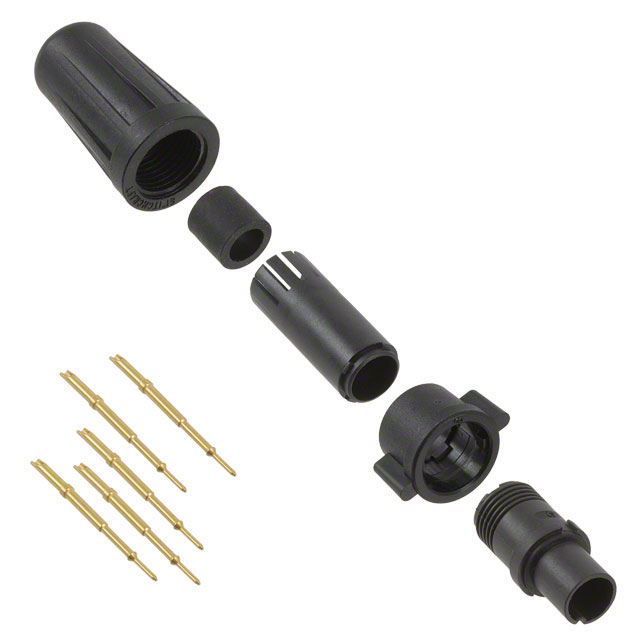 CONN PLUG MALE 5POS GOLD CRIMP