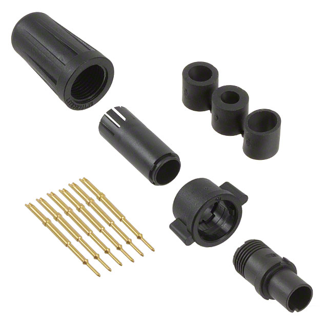 CONN PLUG MALE 6POS GOLD CRIMP