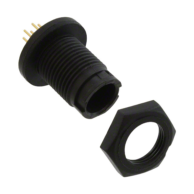 CONN RCPT MALE 7POS GOLD SOLDER