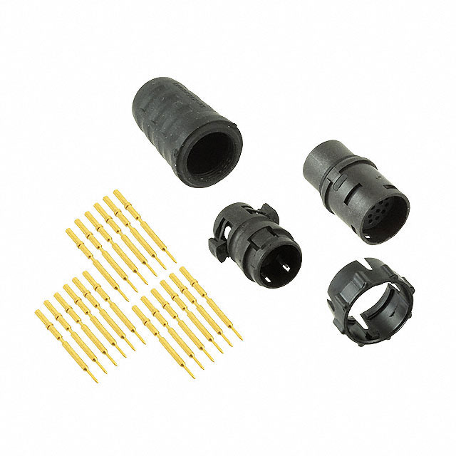 CONN PLUG MALE 18POS GOLD CRIMP