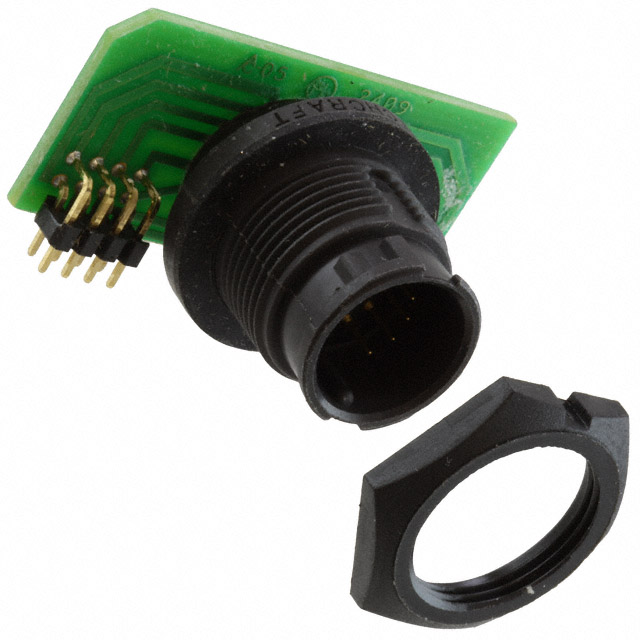 CONN RCPT MALE 10POS GOLD SOLDER