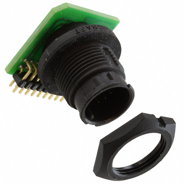CONN RCPT MALE 11POS GOLD SOLDER