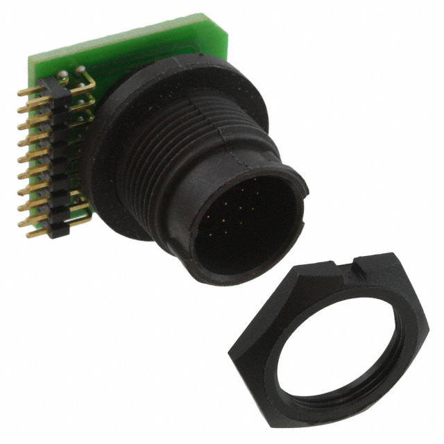 CONN RCPT MALE 18POS GOLD SOLDER