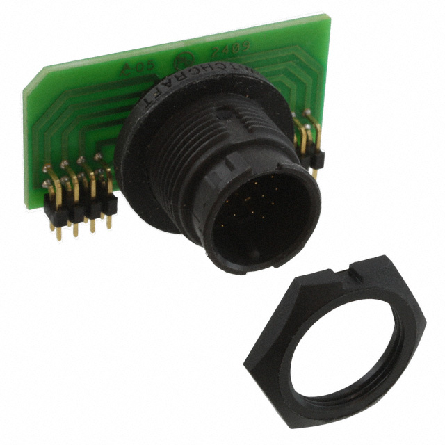CONN RCPT MALE 18POS GOLD SOLDER