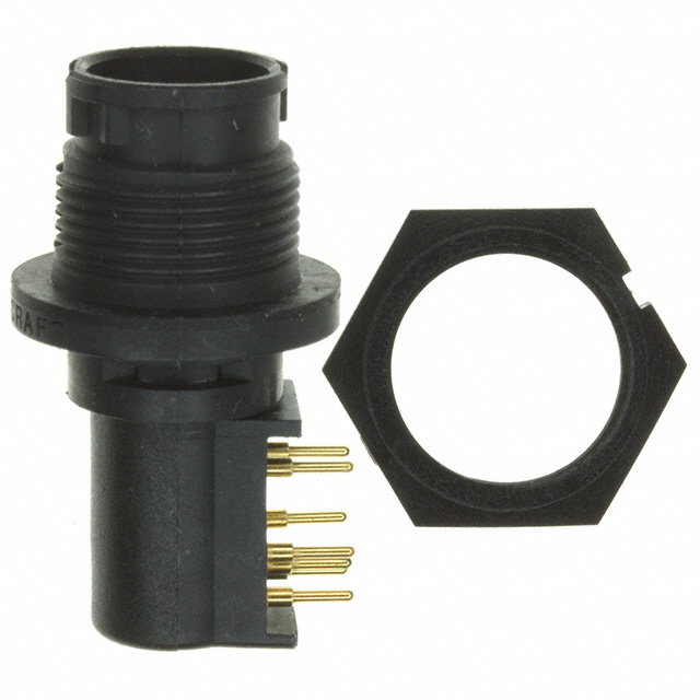 CONN RCPT MALE 7POS GOLD SOLDER