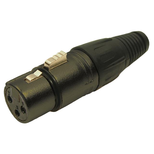 AUDIO PLUG3APF/BM BLK FEMALE