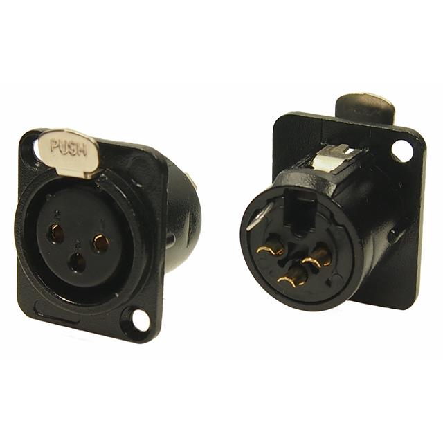 XLR SKT FEMALE 3DCF/BM LATCH