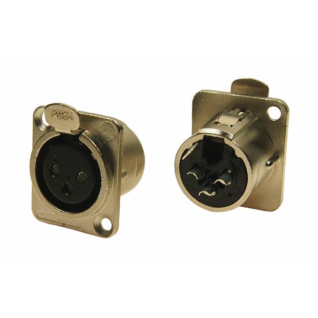 XLR SKT FEMALE 3DCF/NM LATCH