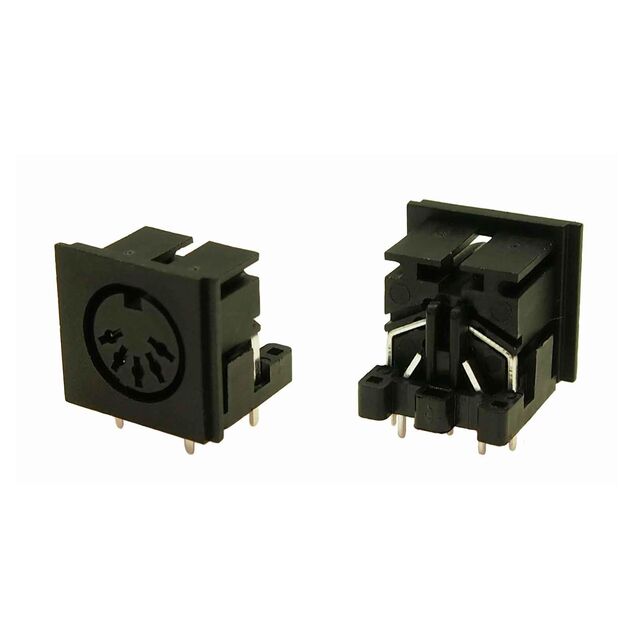D5 PIN DIN SOCKET 180 DEGREE