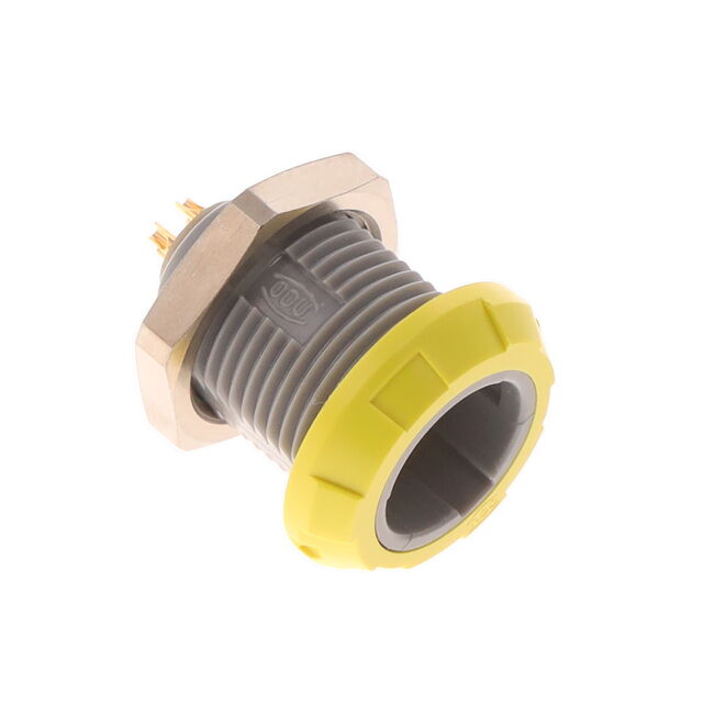 CONN RCPT FMALE 4P GOLD SLDR CUP