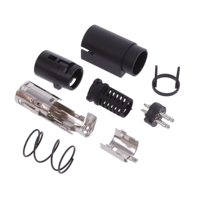 POWER DIN PLUG, 4P, SNAP AND LOC