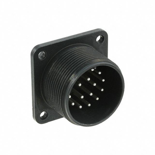 CONN RCPT MALE 17P SOLDER CUP