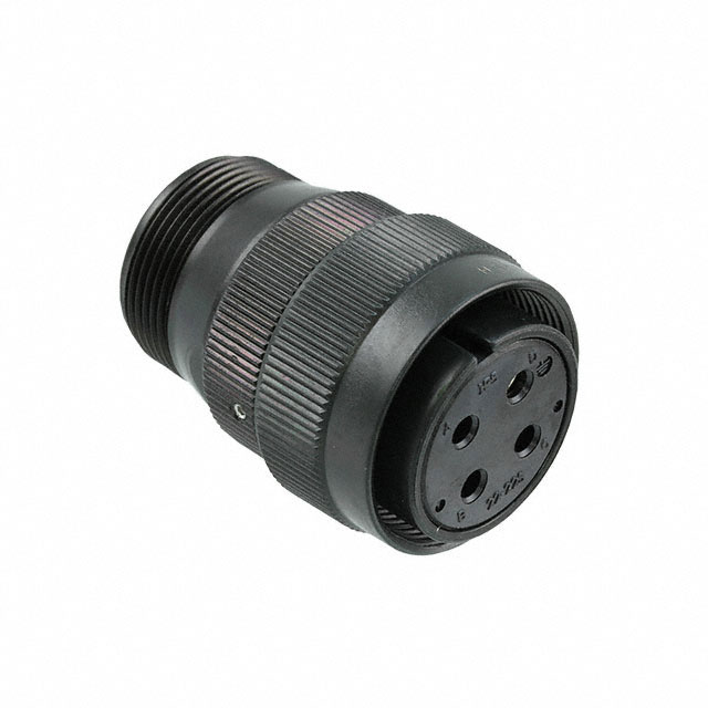 CONN PLUG FMALE 4P SOLDER CUP